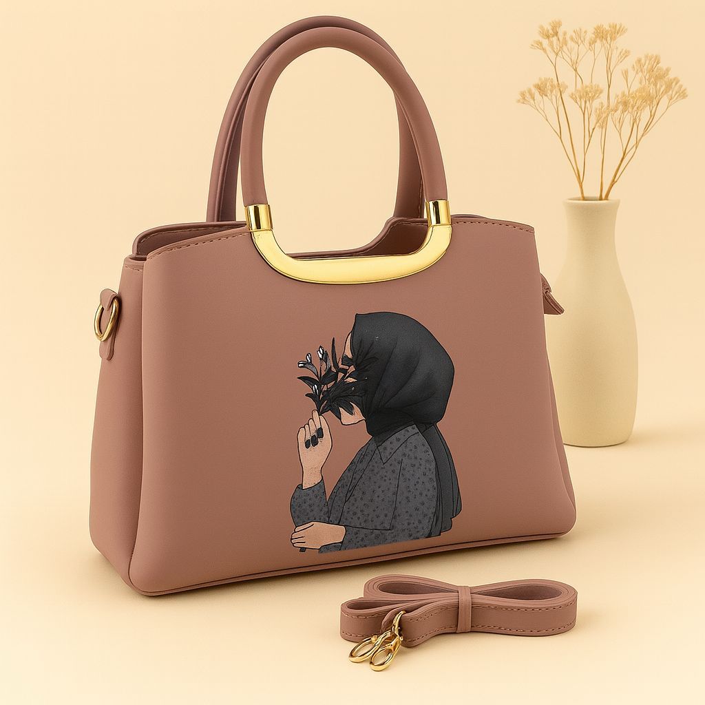 👜 Stylish Hijab Printed Handbag