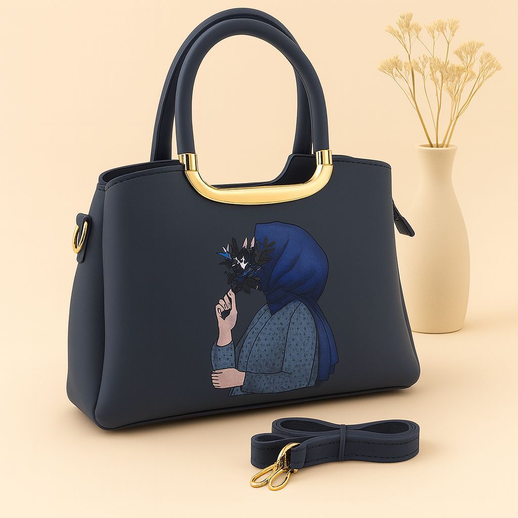 👜 Stylish Hijab Printed Handbag