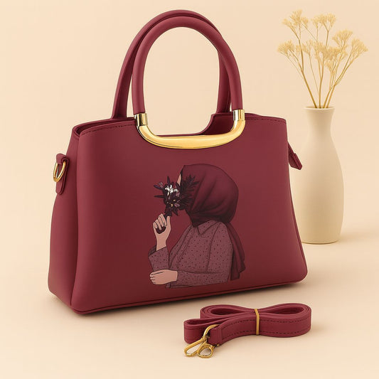 👜 Stylish Hijab Printed Handbag