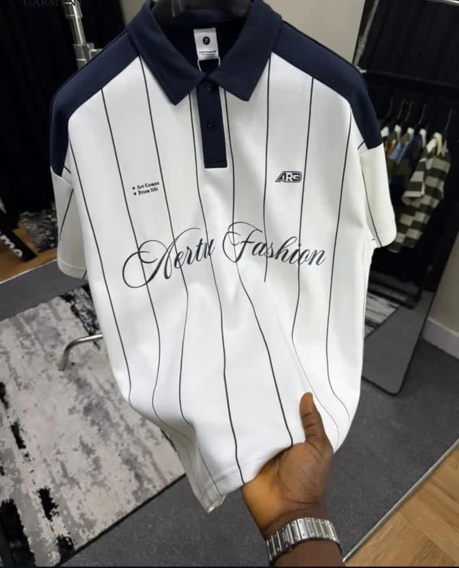 Maison Contrast Collar Polo Shirt