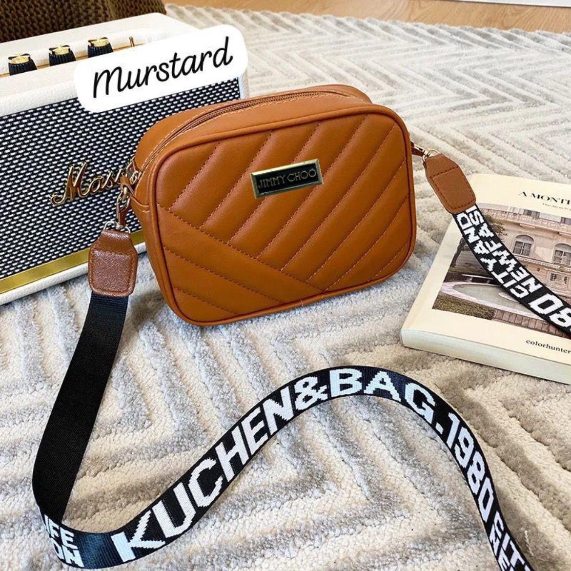 Premium Crossbody purse ( Mustard)