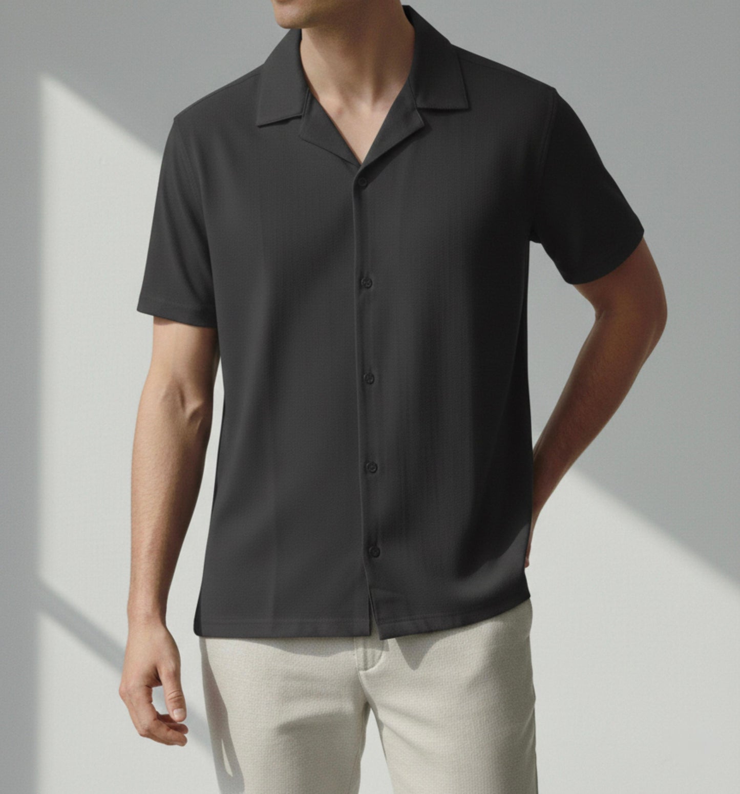 Cuban Collar Polo shirt