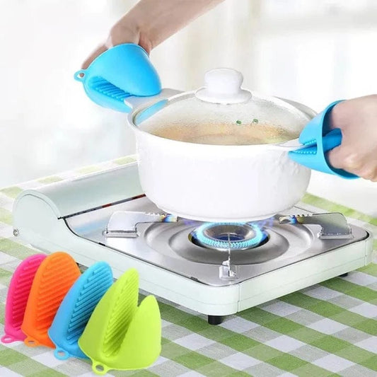 Silicone pot holder gloves