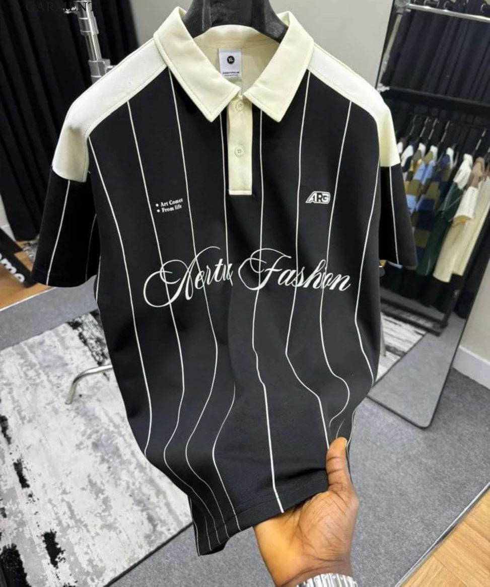 Maison Contrast Collar Polo Shirt