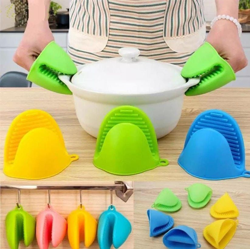 Silicone pot holder gloves