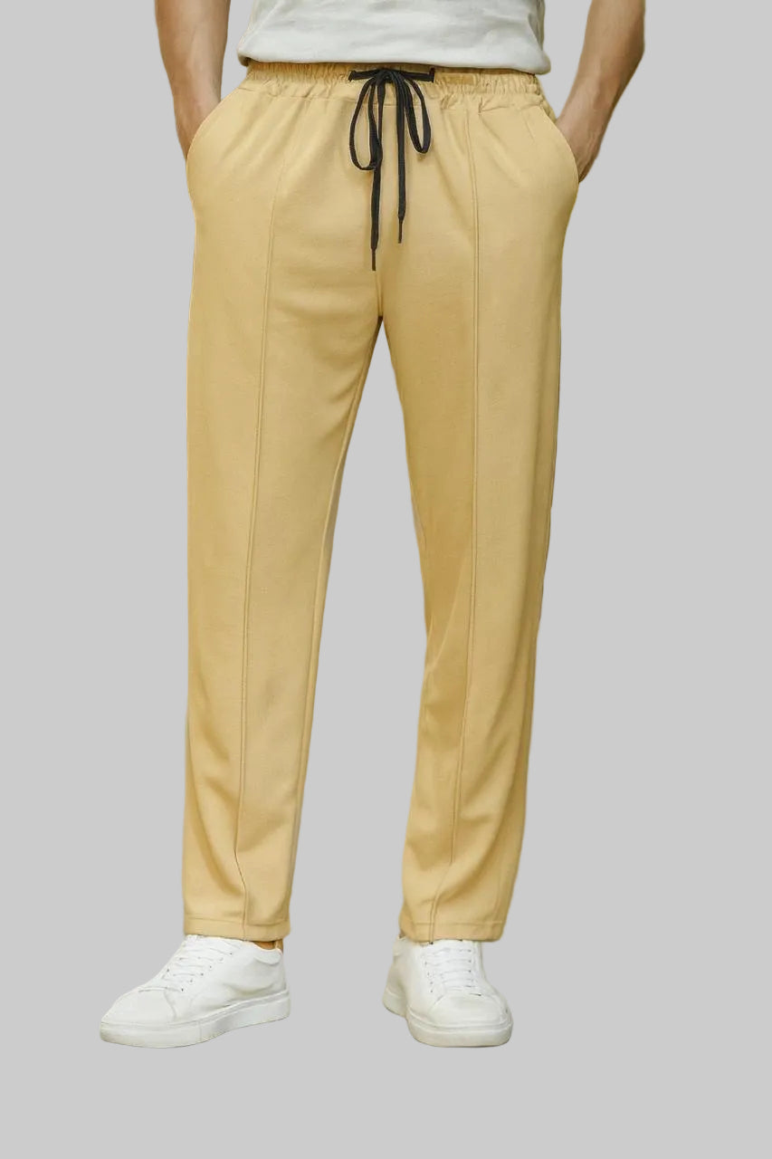 Plain Front Stripe Wide leg - Trouser