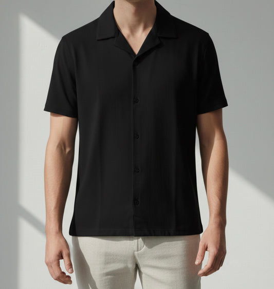 Cuban Collar Polo shirt