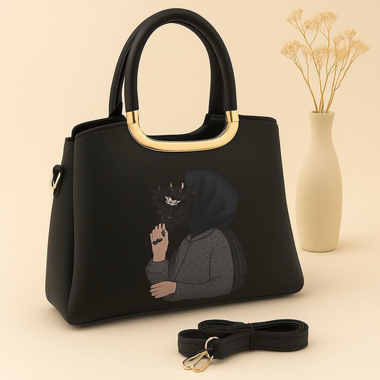 👜 Stylish Hijab Printed Handbag