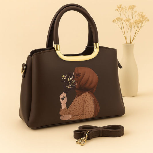 👜 Stylish Hijab Printed Handbag