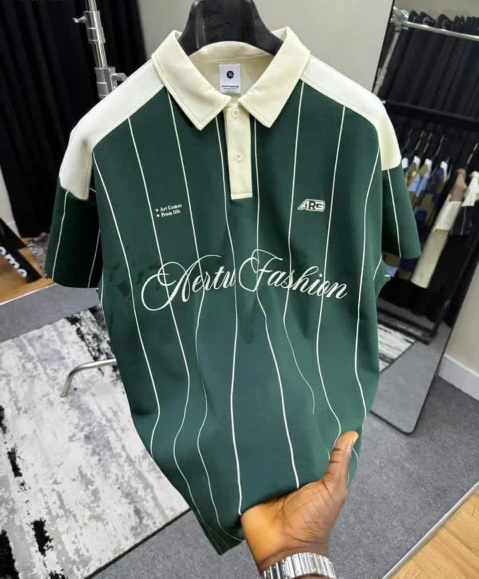 Maison Contrast Collar Polo Shirt